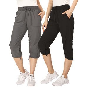 NEW Ultra Performance Capri Pants for Women 2 Pack Womens Capris Hiking Capri Pa